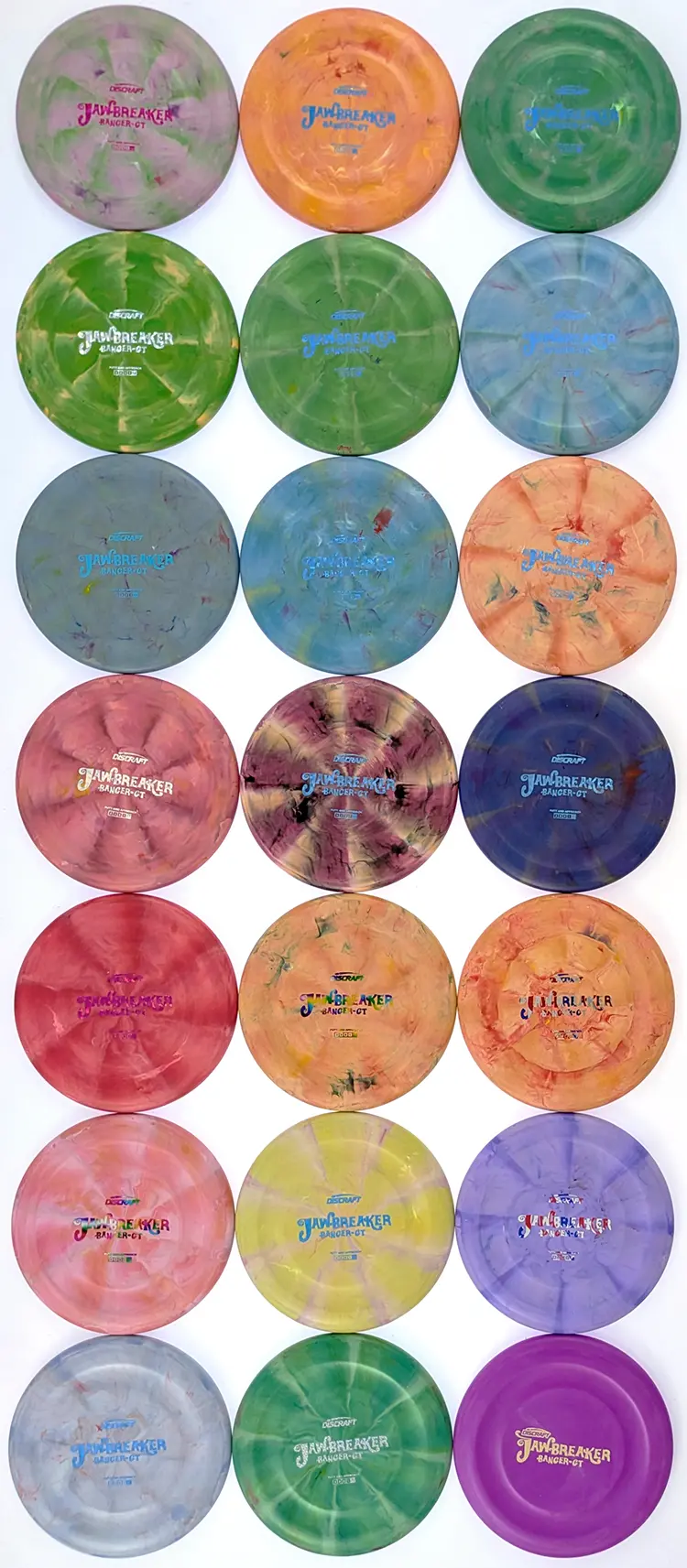 Discraft Jawbreaker Banger-GT Putter – 173-174g, Speed 2, Perfekt Für Anfänger & Profis